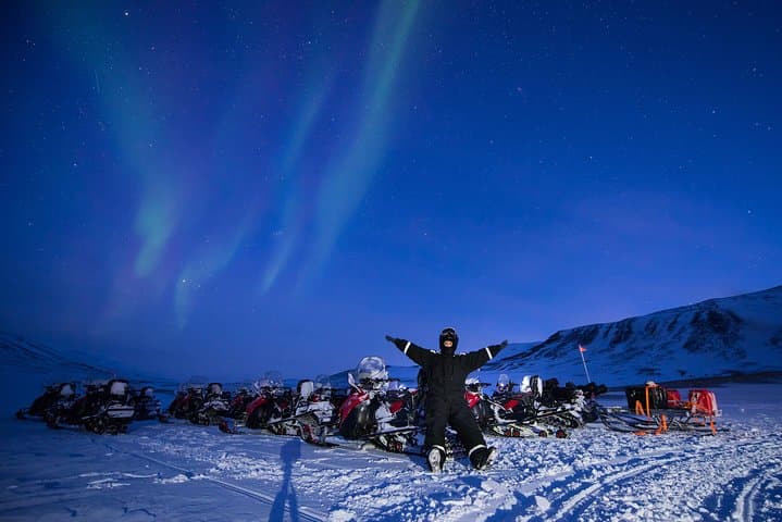 Northern Lights Hunting with Snowmobiles