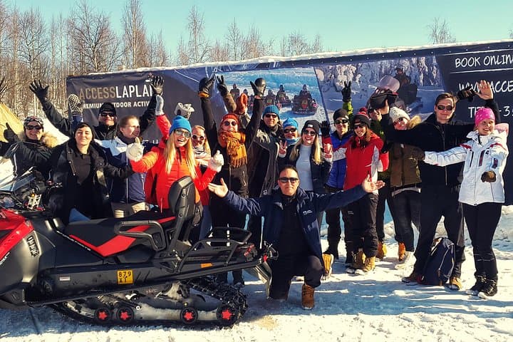 Arctic Ice Karting and Snowmobile Safari