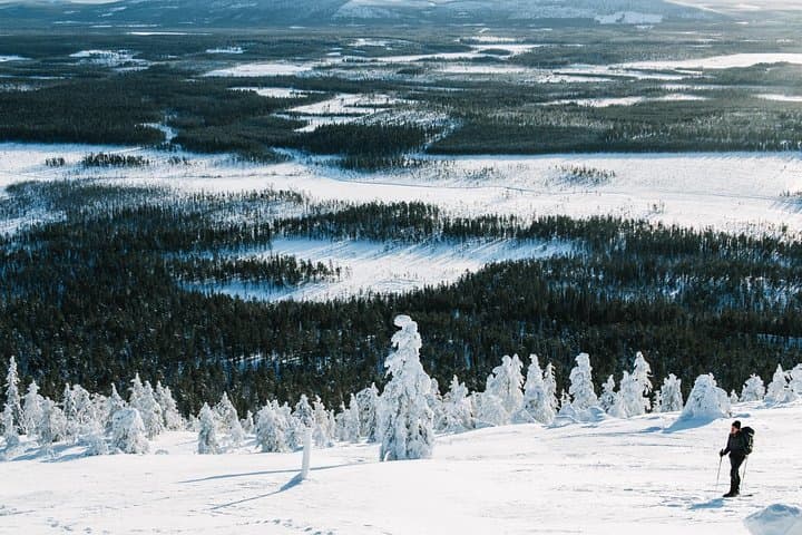 Private Wilderness Skiing Tour in Pyhätunturi With A Local Guide