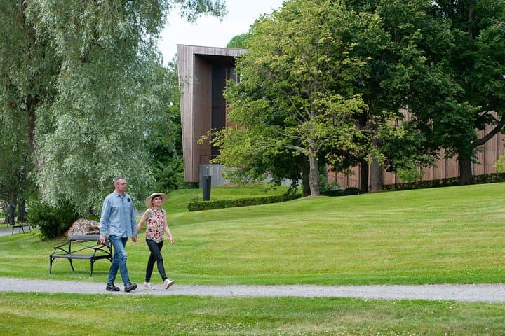 Entry to the amazing Serlachius Museums in the Tampere region