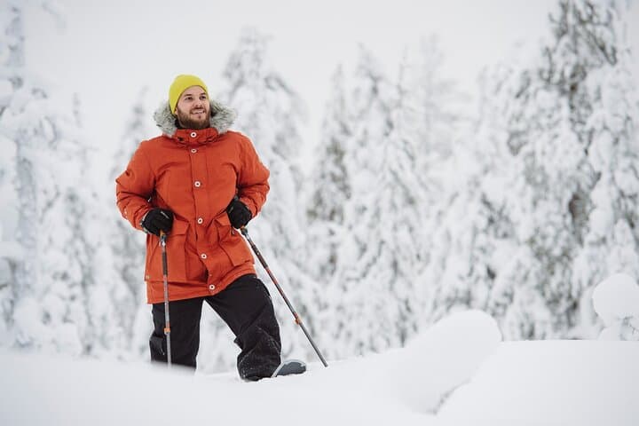 Snowshoe Trekking with Campfire BBQ from Rovaniemi