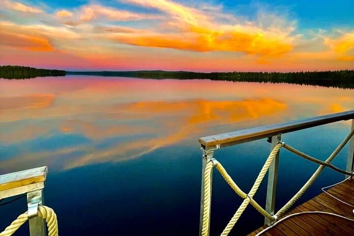 Private Traditional Finnish Sauna Boat Scenic River Cruise