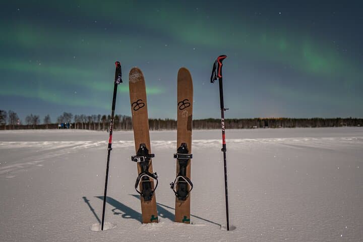Ski Trekking by Night: Private Experience from Rovaniemi
