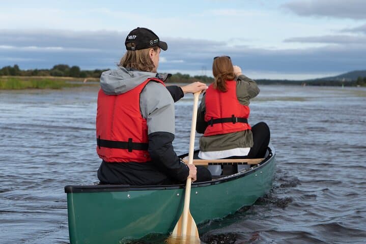 Canoe Down The River Trip in Lapland from Rovaniemi