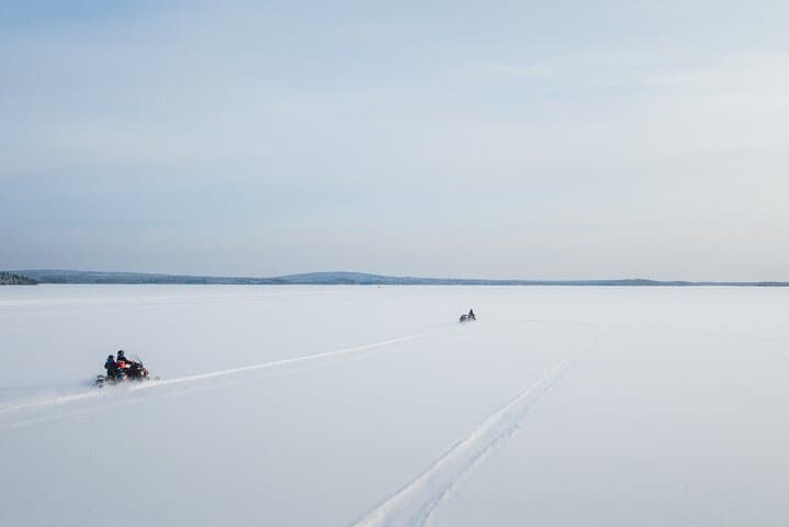 Experience a 3-hours long Snowmobile Safari in Lapland