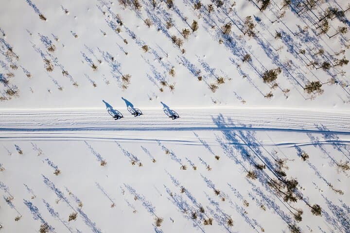 Winter eFatbike Tour in Snowy Forest in Rovaniemi Apukka Resort