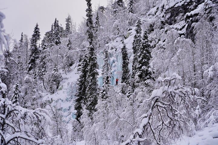 Korouoma Frozen Waterfalls Hike