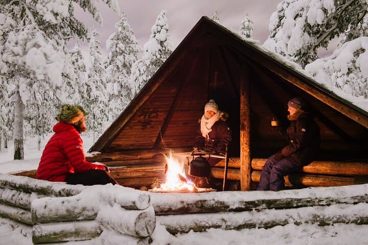 Northern Lights Hunt Including Snacks on Campfire from Rovaniemi