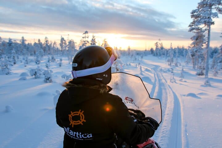 Scenic Snowmobile Safari in Saariselkä