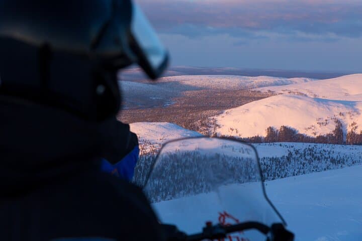 Scenic Snowmobile Safari in Saariselkä
