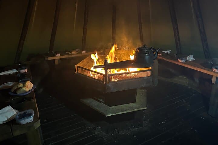 Northern Lights Tour to Lake Inari by Boat with BBQ Dinner