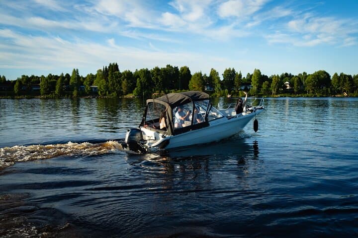 Guided Midnight Sun Fishing and Sightseeing Boat Tour
