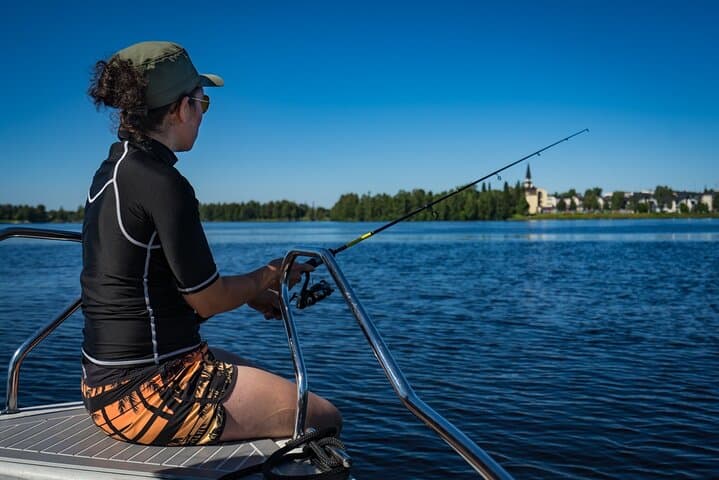 Guided Midnight Sun Fishing and Sightseeing Boat Tour