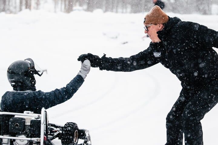 Lapland Winter Park Ice Karting Experience in Rovaniemi Finland