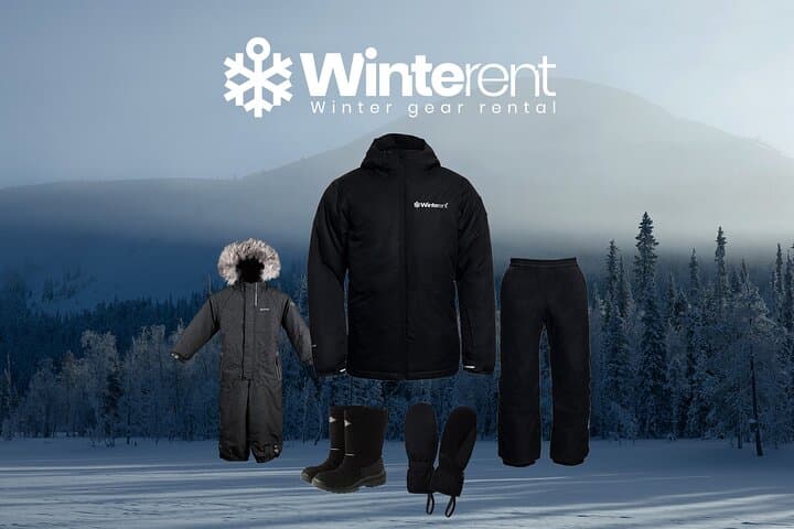 Winter clothing rental for adults and kids in Saariselkä