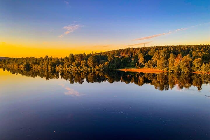 Magical summer evening in Rovaniemi