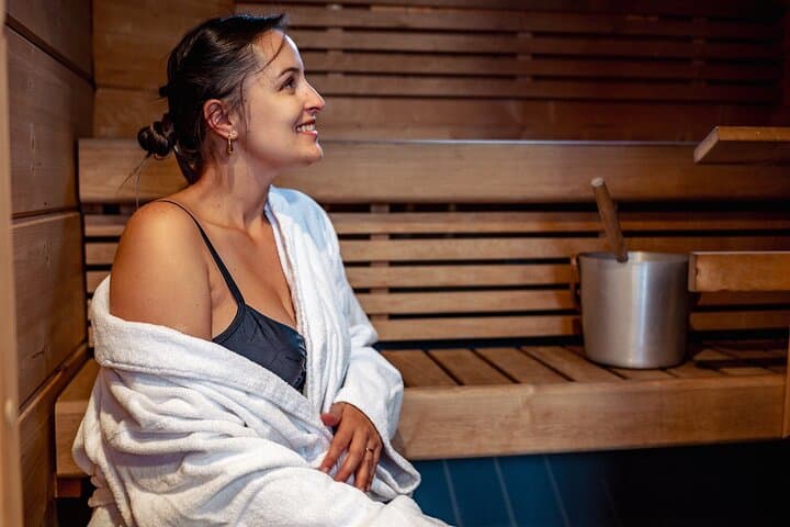 Snow sauna, outdoor jacuzzi and Arctic SnowHotel visit