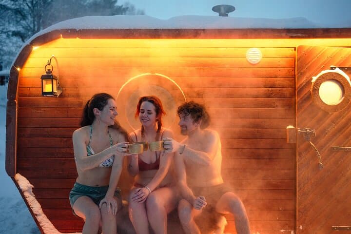 Unique Sauna on Ice Experience in Rovaniemi (Private)