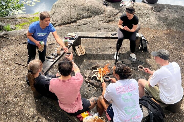 Enchanting Afternoon in Nuuksio National Park with Campfire snack