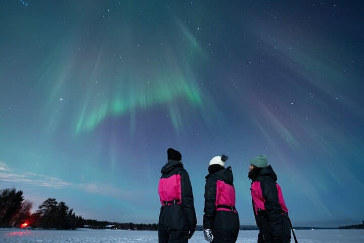 Admiring the Northern Lights