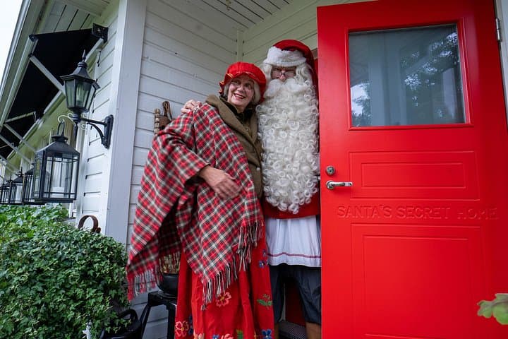 Private Meeting with Santa Claus in His Secret Home
