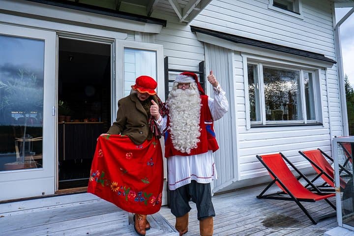 Private Meeting with Santa Claus in His Secret Home