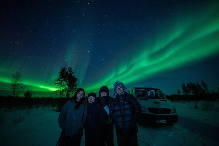 Rovaniemi:%100 Money Back Guarantee Northern Lights Hunting