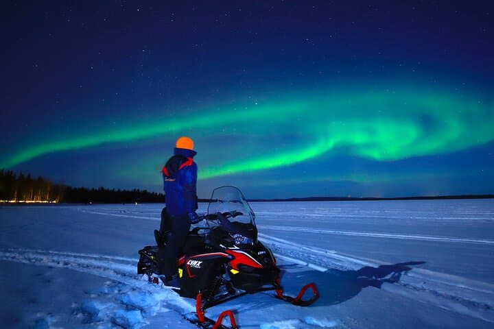 Searching Aurora with Snowmobile