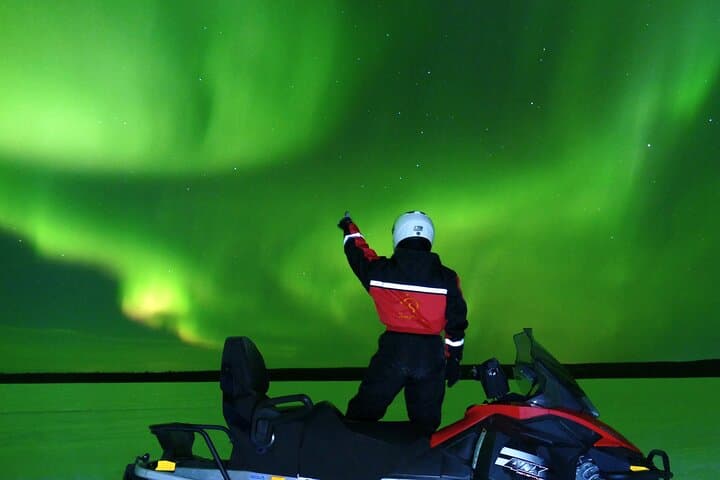Searching Aurora with Snowmobile