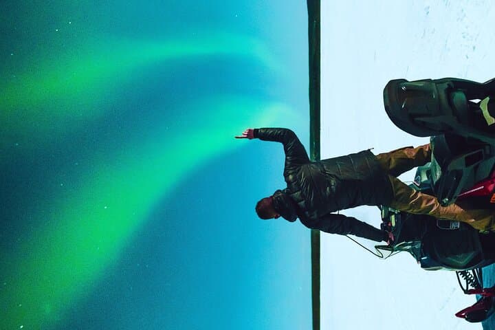 Searching Aurora with Snowmobile