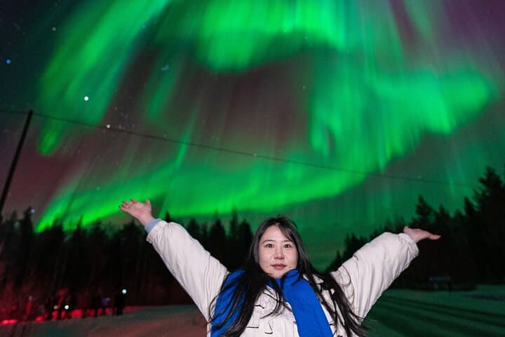 Rovaniemi: Northern Lights Tour with Guaranteed View