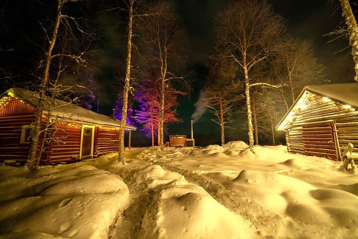 Private Snowmobile Safari with Riverside Sauna