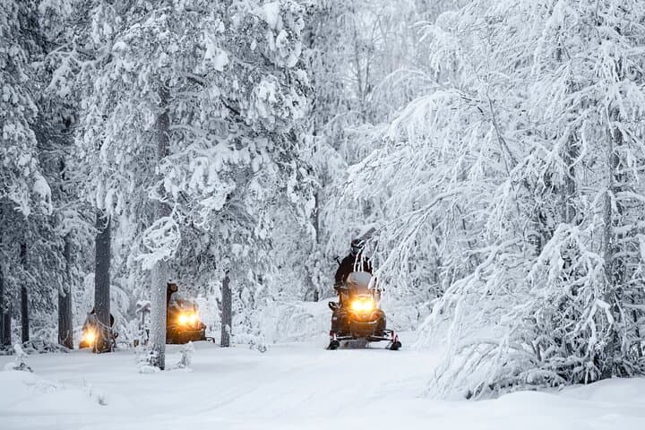 4-Hour Snowmobile Adventure in Rovaniemi (Private)