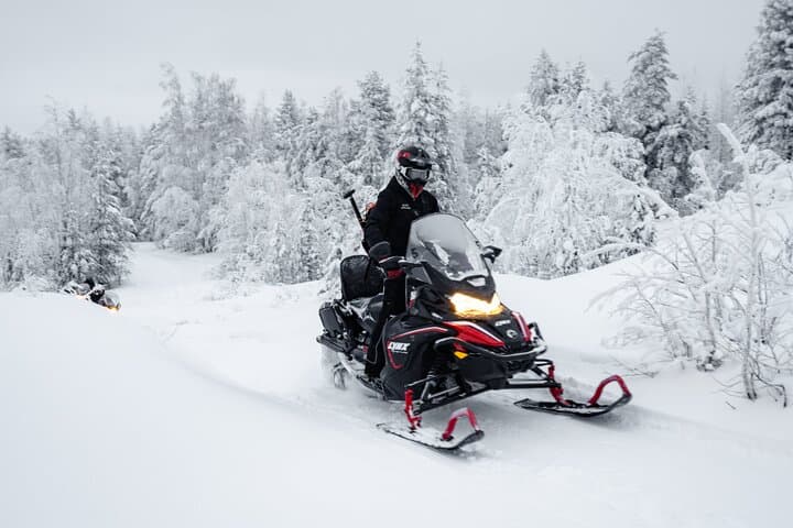 4-Hour Snowmobile Adventure in Rovaniemi (Private)