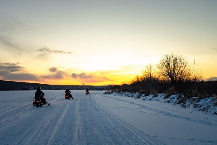 Snowmobile & Ice Fishing Introduction Combo (Small Group of 8)