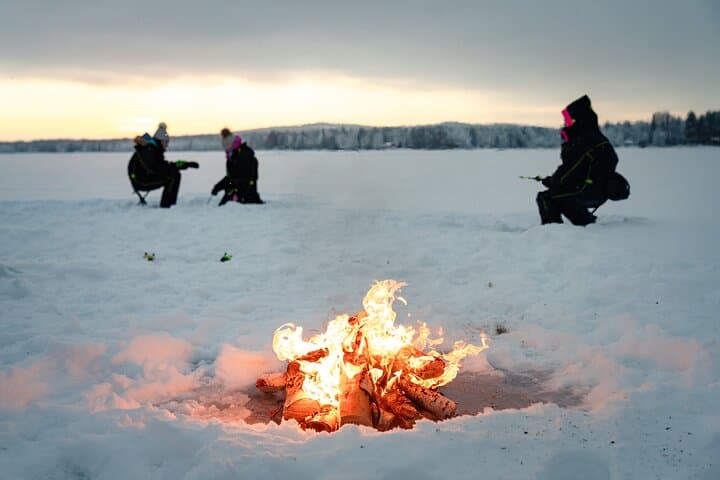 Snowmobile & Ice Fishing Introduction Combo (Small Group of 8)