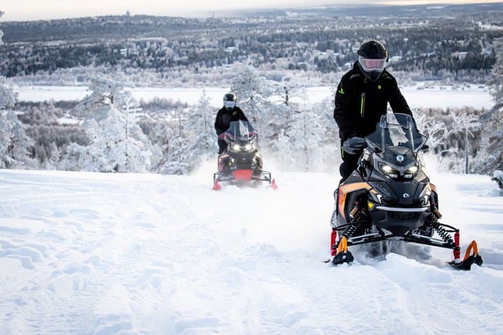Thrill of Snowmobiling for Adults Only