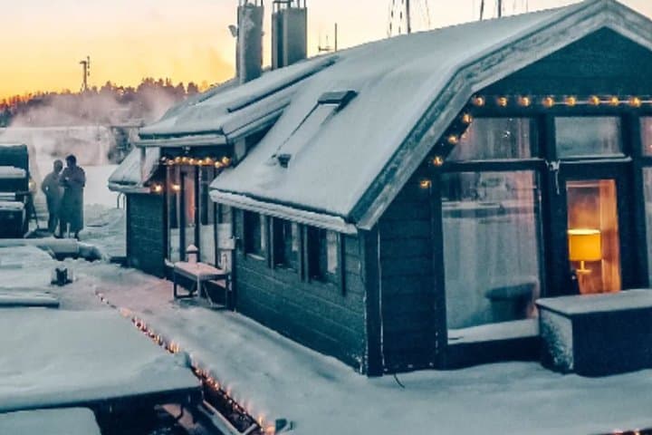 Helsinki Summer City Highlights with Floating Sauna Cottage