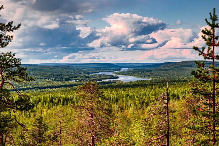 Rovaniemi Midnight Sun Instagram Tour to Kings Lean to Lookout