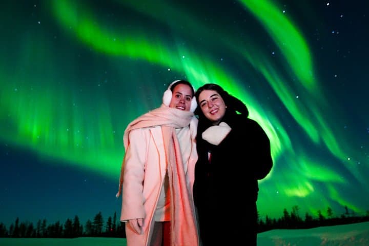 Ylläs: 100% Guaranteed Northern Lights Tour & Free Photos