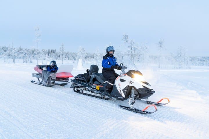 Snowmobile Safari to Reindeer and Husky Farms - Rovaniemi