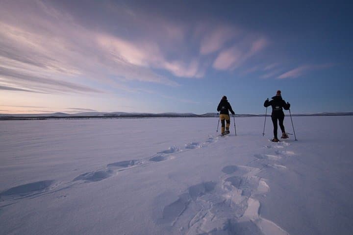 Levi to Rovaniemi Snowshoeing Transfer Experience