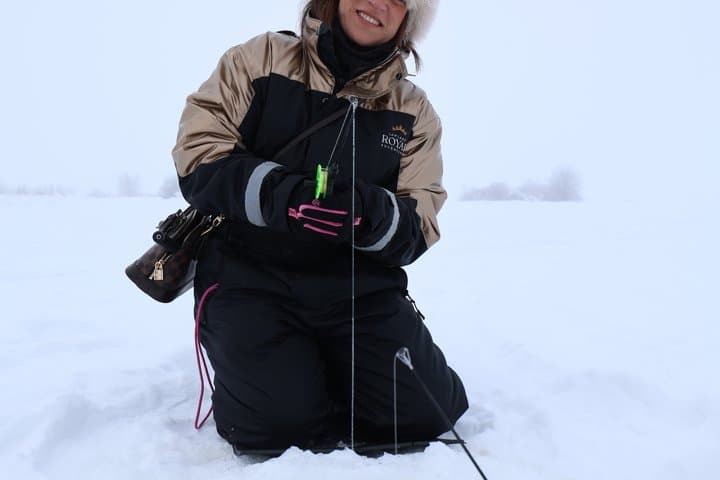 Lakeside Ice Fishing Experience