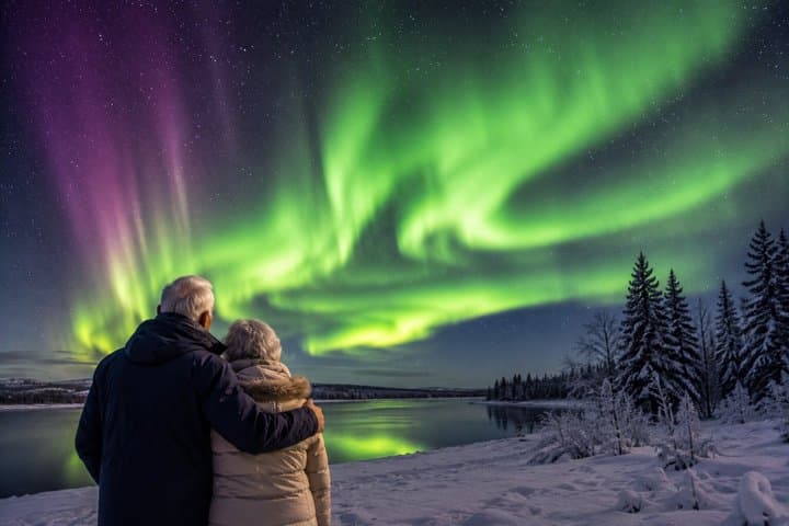 Rovaniemi Premium Comfort Northern Lights Tour for Seniors