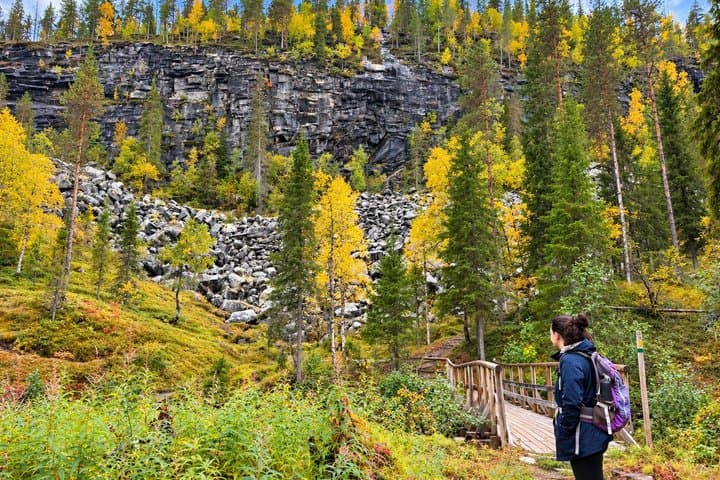 Korouoma Canyon & Auttiköngäs Summer, Autumn & Winter Hike + BBQ