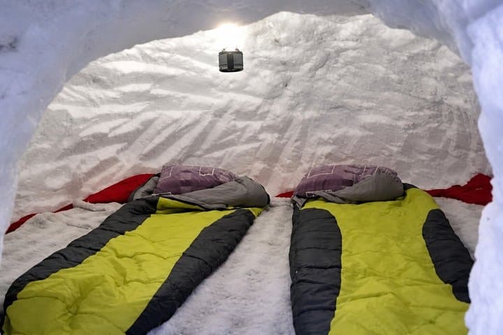 Build Your Own Snow Igloo – Arctic Overnight Experience