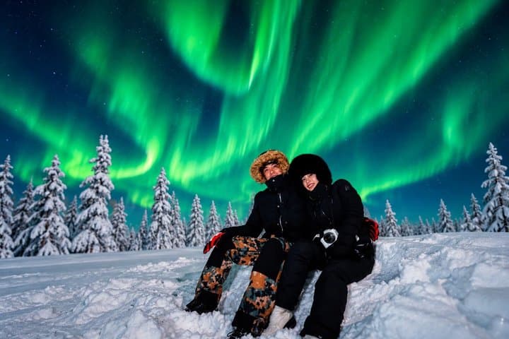 Rovaniemi: Northern Lights Tour, 100% Guarantee with Free Photos