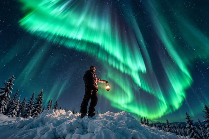 Rovaniemi: Northern Lights Tour, 100% Guarantee with Free Photos