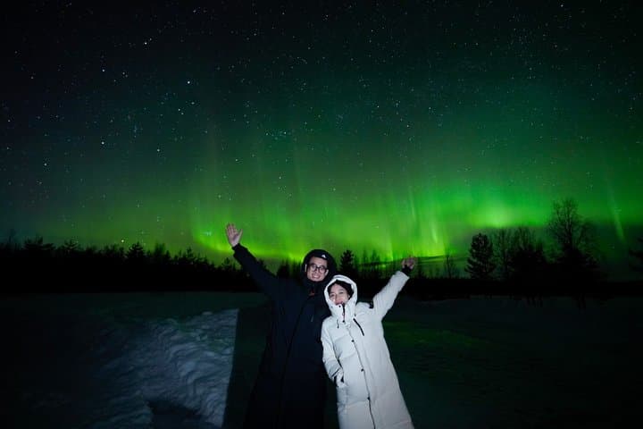 Ylläs: 100% Guaranteed Northern Lights Tour & Free Photos