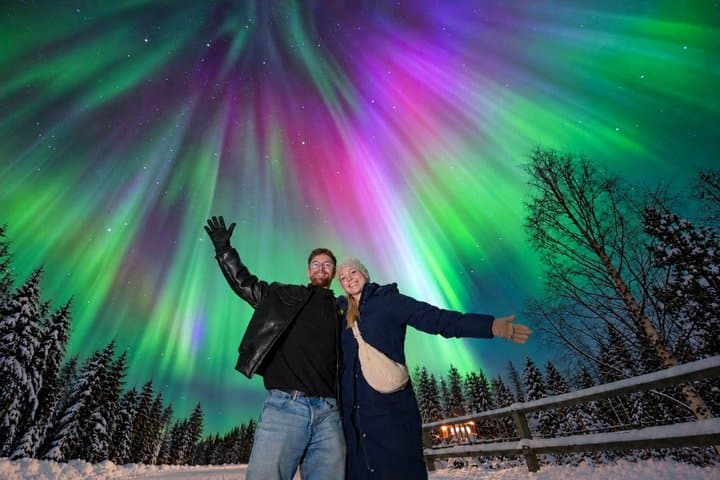Rovaniemi: Northern Lights Tour | Photos & 100% Guarantee Refund
